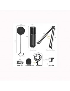 Au-pm320s Kit Mic Condenser...