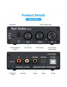 Q4 Dac Estereo Usb Fibra... 2