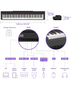 P-225b Piano Digital 88 Teclas 2
