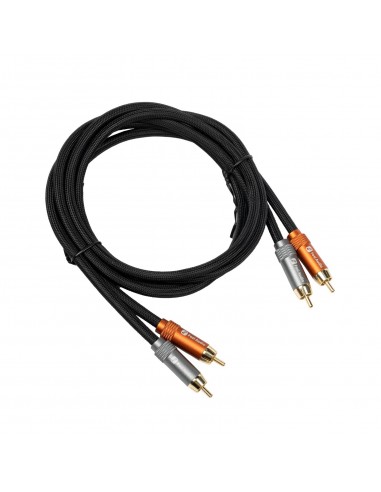 Cable Rca Gold Plated Stereo 1.20 Mts