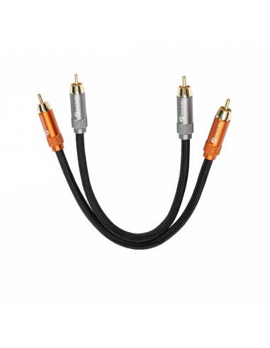 Cable Rca Gold Plated Stereo 0.30 Mts