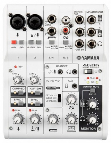 Yamaha Ag06 Mixer Multifuncion Con...