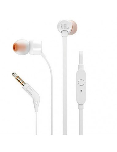 Jbl T110 Blanco Auriculares In-ear