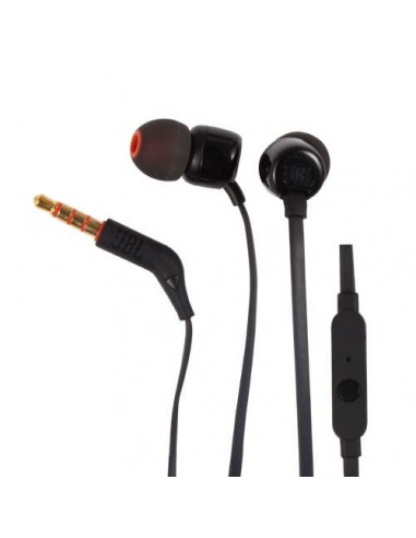 Auriculares JBL T110 Negro - Auriculares in ear cable con
